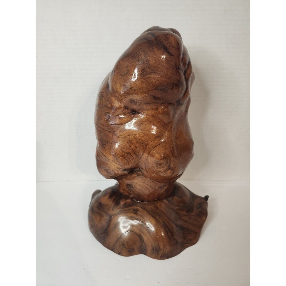 Old Wood Burl Unknown Origin 11" Tall 6" Wide Lamp Base Predrilled